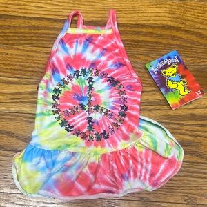 HOST PICK!🌸3/$30🌸2/$15❤️5/$25❤️ FAB DOG | Grateful Dead tie dye sun dress
